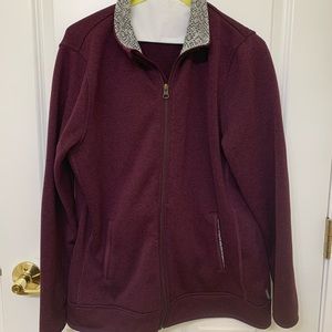 Super soft Eddie Bauer zip-up jacket